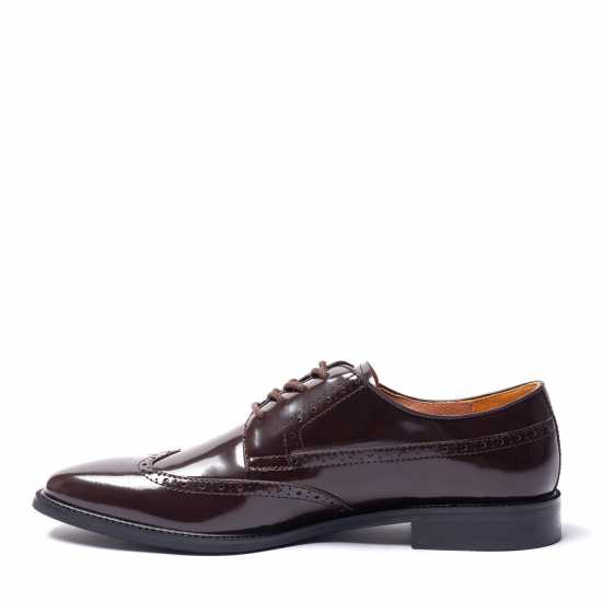 Мъжки обувки Giorgio Men Brogue Leather Oxford Shoes Кафяво Giorgio Men Brogue Leather Oxford Shoes Кафяво Мъжки обувки