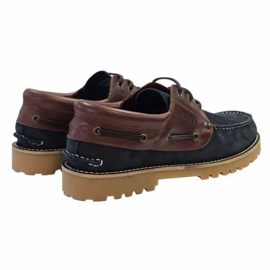 Мъжки обувки Firetrap Мъжки Кожени Обувки Jose Shoes Mens Navy/Brown Firetrap Мъжки Кожени Обувки Jose Shoes Mens Navy/Brown Мъжки обувки
