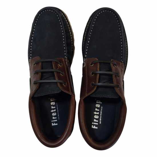 Мъжки обувки Firetrap Мъжки Кожени Обувки Jose Shoes Mens Navy/Brown Firetrap Мъжки Кожени Обувки Jose Shoes Mens Navy/Brown Мъжки обувки
