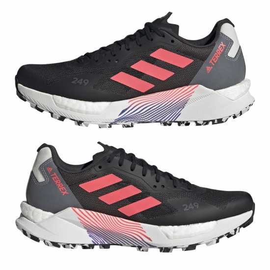 Adidas Маратонки За Бягане По Пътеки Terrex Agravic Ultra Trail Running Shoes Womens Cblack/Turbo Дамски маратонки