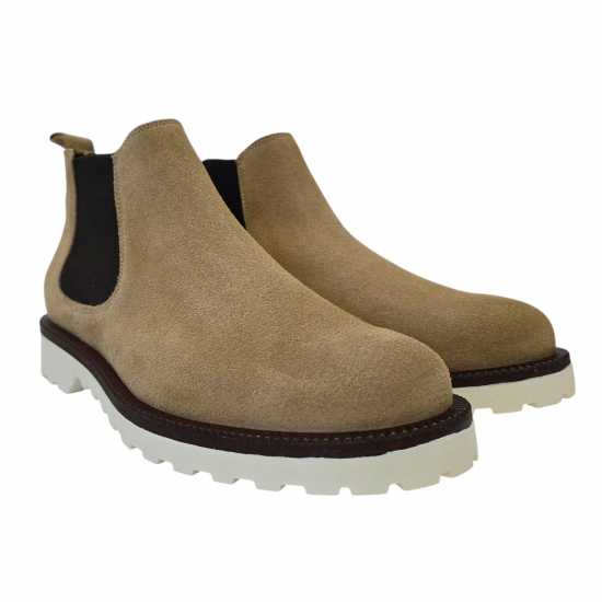 Ботуши С Ластик На Глезена Nicholas Deakins Deaks Republic Chelsea Boots Бежово 