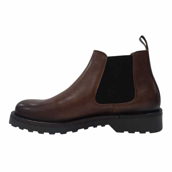 Ботуши С Ластик На Глезена Nicholas Deakins Deaks Republic Chelsea Boots Tan 