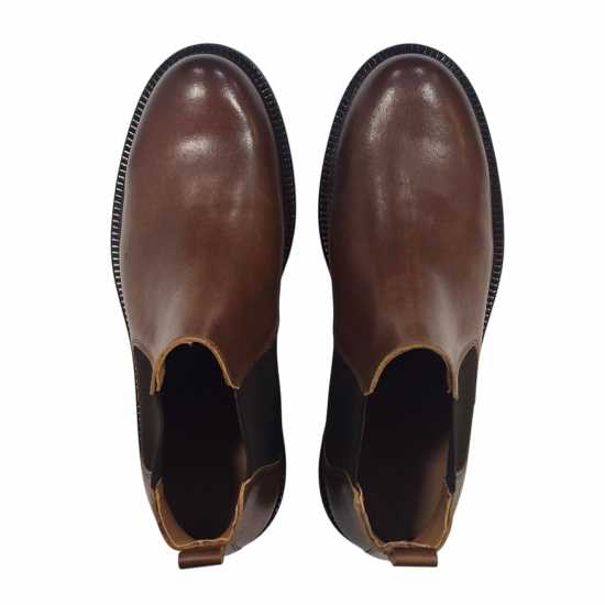 Ботуши С Ластик На Глезена Nicholas Deakins Deaks Republic Chelsea Boots Tan 
