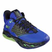 Skechers Float Basketball Trainers Mens Син/Черен 