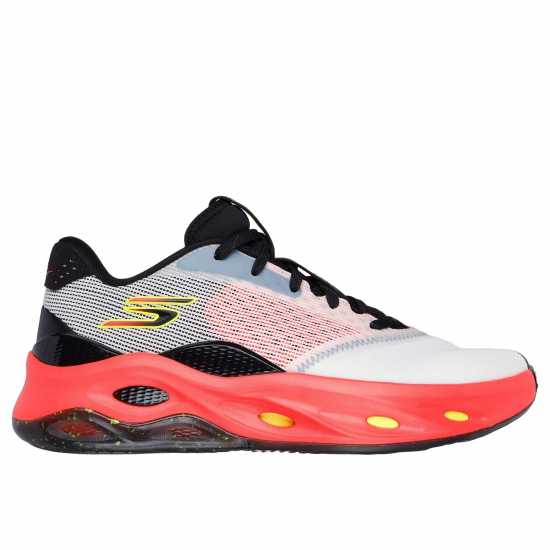 Skechers Basketball Float Low Trainer Mens Оранжево/Бяло Skechers Basketball Float Low Trainer Mens Оранжево/Бяло