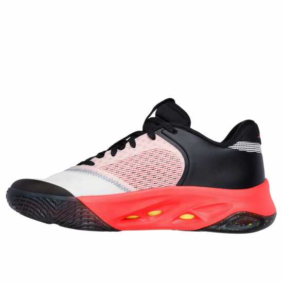 Skechers Basketball Float Low Trainer Mens Оранжево/Бяло Skechers Basketball Float Low Trainer Mens Оранжево/Бяло