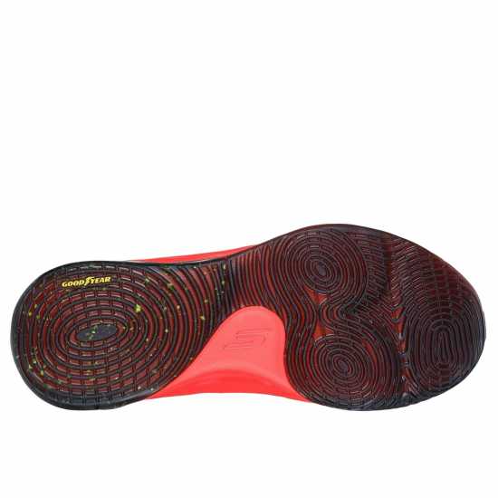 Skechers Basketball Float Low Trainer Mens Оранжево/Бяло Skechers Basketball Float Low Trainer Mens Оранжево/Бяло