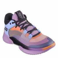 Skechers Basketball Skx Resagrip Trainers Mens Лилаво/Оранжево 