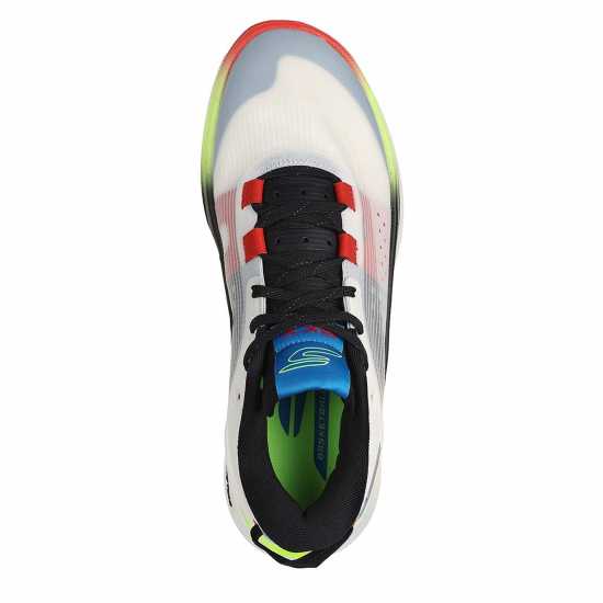 Skechers Resagrip Basketball Trainers Mens Черно/Бяло 