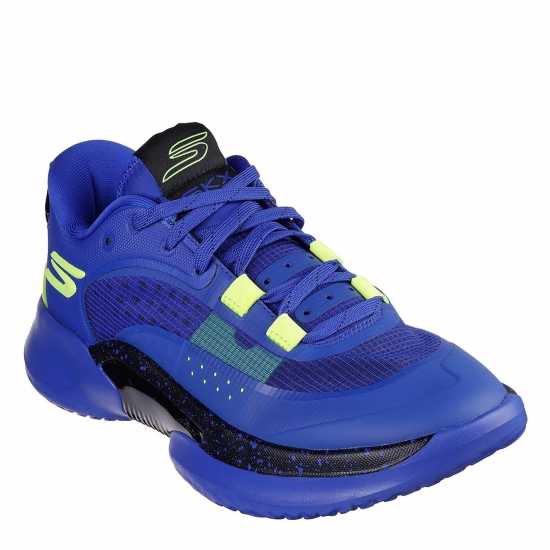 Skechers Resagrip Basketball Trainers Mens Син/Черен 