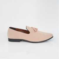 Brave Soul Pink Mens Faux Suede Loafer  Мъжки обувки