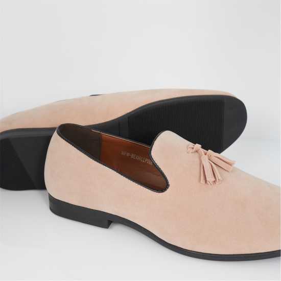 Brave Soul Pink Mens Faux Suede Loafer  Мъжки обувки