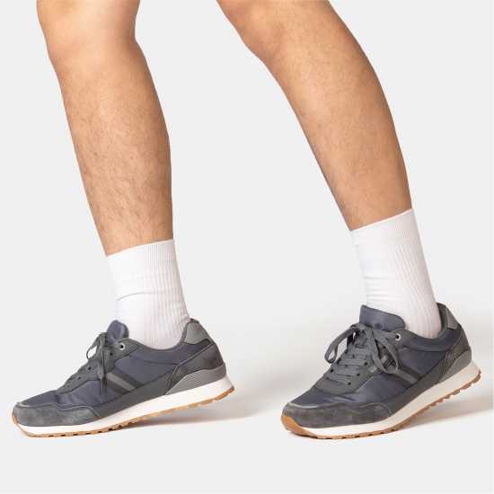 Kappa Dr Trainers Mens Dark Grey 