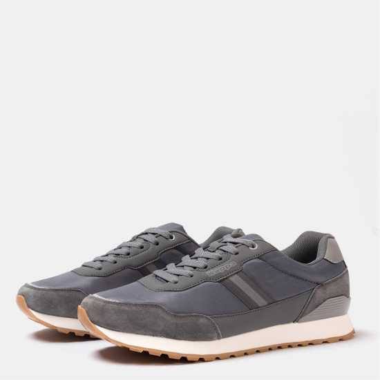 Kappa Dr Trainers Mens Dark Grey 