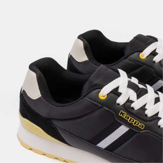 Kappa Dr Trainers Mens Black/Yellow 