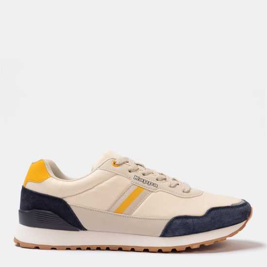 Kappa Dr Trainers Mens Beige/Navy Kappa Dr Trainers Mens Beige/Navy