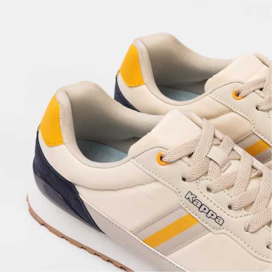 Kappa Dr Trainers Mens Beige/Navy Kappa Dr Trainers Mens Beige/Navy