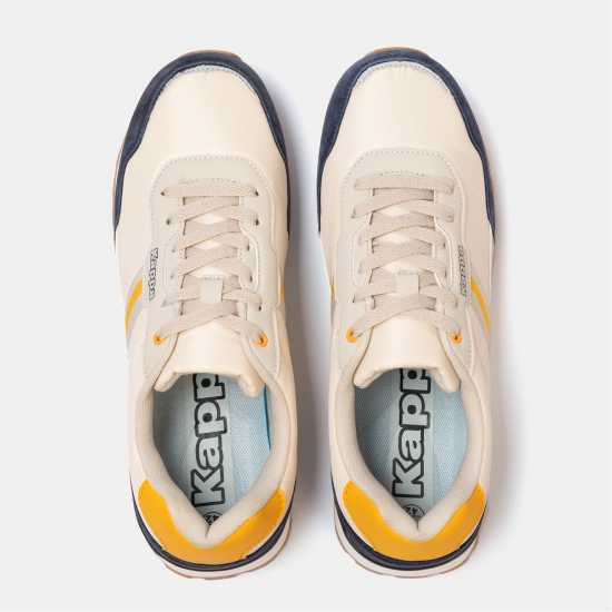 Kappa Dr Trainers Mens Beige/Navy Kappa Dr Trainers Mens Beige/Navy