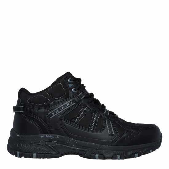 Skechers Здрави Ботуши Hillcrest Rugged Boots Mens Black/Black 