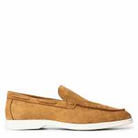 Wheres That From Mens Suede Slip On Easy Loafer Beige Suede 