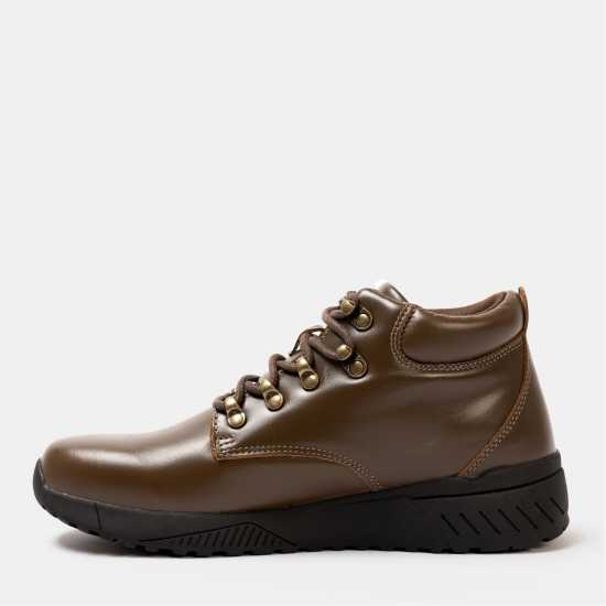 Donnay Мъжки Боти Leather Casual Chukka Boots Mens Brown Мъжки боти и ботуши