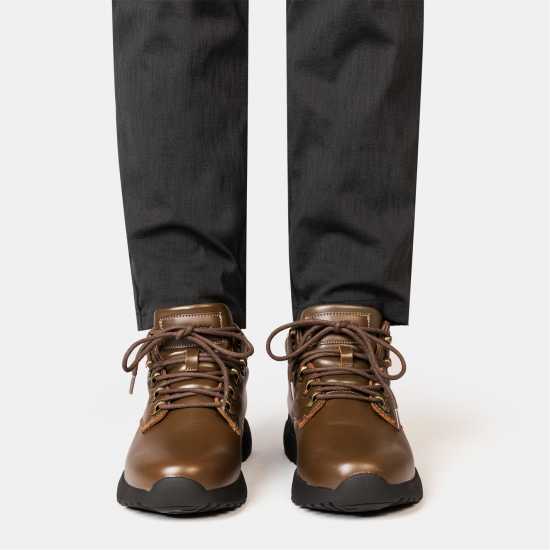 Donnay Мъжки Боти Leather Casual Chukka Boots Mens Brown Мъжки боти и ботуши