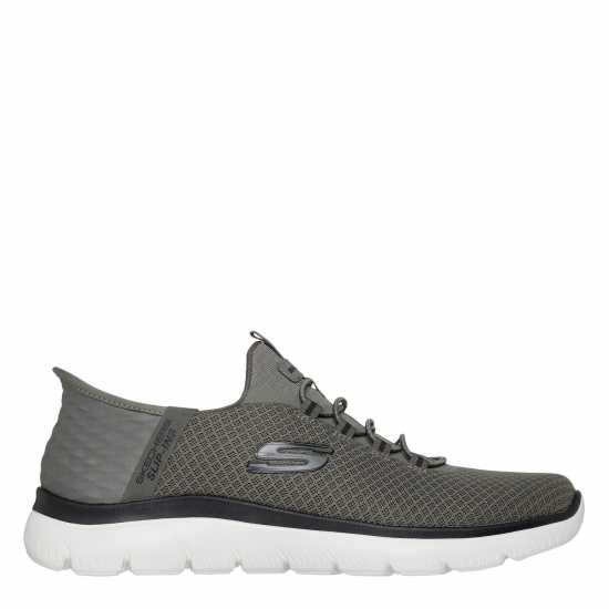 Skechers Slip-Ins: Summits - High Range Mens Олива Skechers Slip-Ins: Summits - High Range Mens Олива