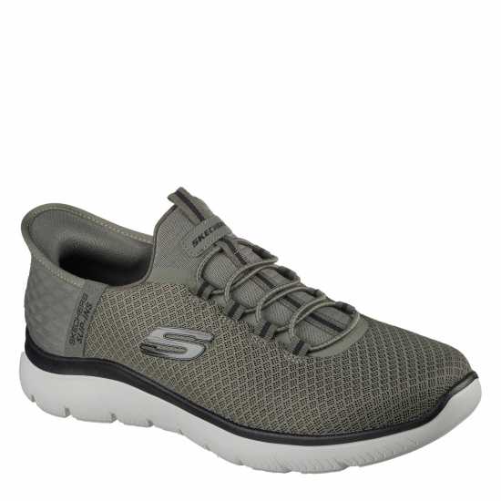 Skechers Slip-Ins: Summits - High Range Mens Олива Skechers Slip-Ins: Summits - High Range Mens Олива