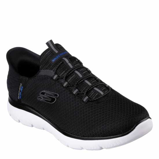 Skechers Slip-Ins: Summits - High Range Mens Черно/Бяло Skechers Slip-Ins: Summits - High Range Mens Черно/Бяло