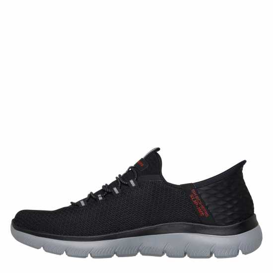 Skechers Slip-Ins: Summits - High Range Mens Черно/Червено/Сиво Skechers Slip-Ins: Summits - High Range Mens Черно/Червено/Сиво