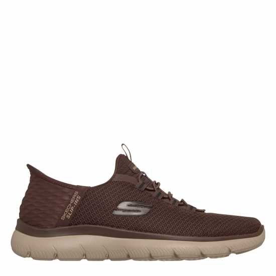 Skechers Slip-Ins: Summits - High Range Mens Chocolate Skechers Slip-Ins: Summits - High Range Mens Chocolate