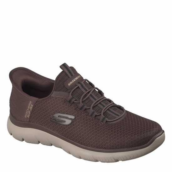 Skechers Slip-Ins: Summits - High Range Mens Chocolate Skechers Slip-Ins: Summits - High Range Mens Chocolate