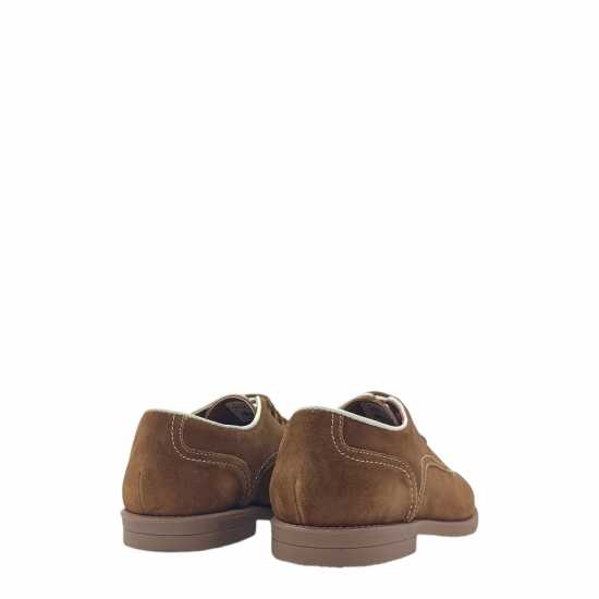 Firetrap Men's Arthur Derby Shoes Тъмно кафяв велур 