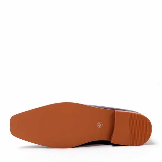 Giorgio Leather Croc Men Oxford Dress Brogue Shoes Кафяво кафяво Мъжки обувки