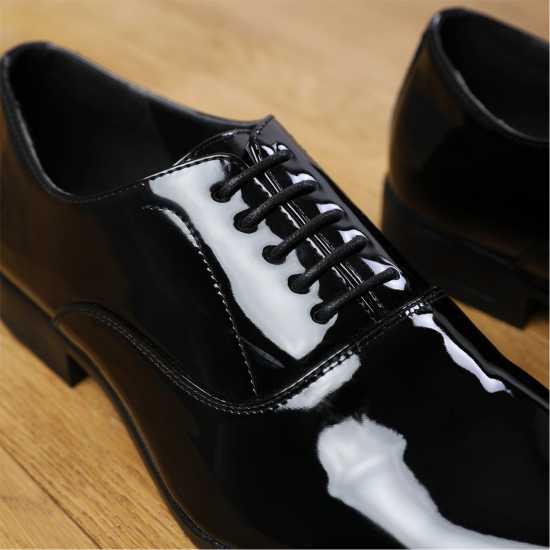 Wheres That From Wheres Oxford Lace Up Formal Classic Dress Shoe Черен Патент Wheres That From Wheres Oxford Lace Up Formal Classic Dress Shoe Черен Патент