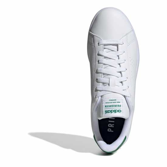 Adidas Advantage Trainers White/Green Мъжки маратонки