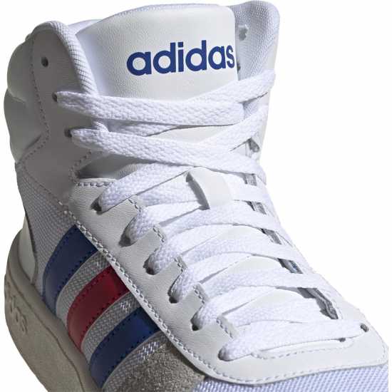 Adidas Hoops 3.0 Mid Classic Vintage Shoes Mens White/Royal/Red Мъжки баскетболни маратонки