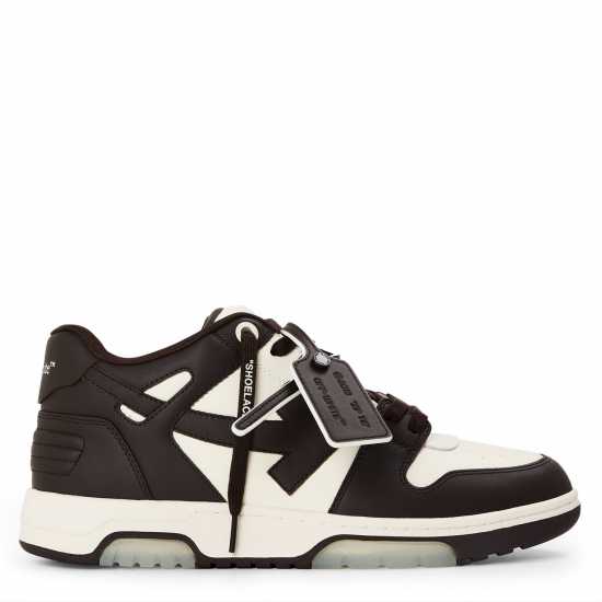 Off White Men's Out Of Office Classic Trainers, Trademark Branding Chocolate Cream 