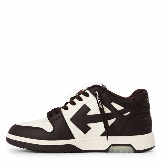 Off White Men's Out Of Office Classic Trainers, Trademark Branding Chocolate Cream 