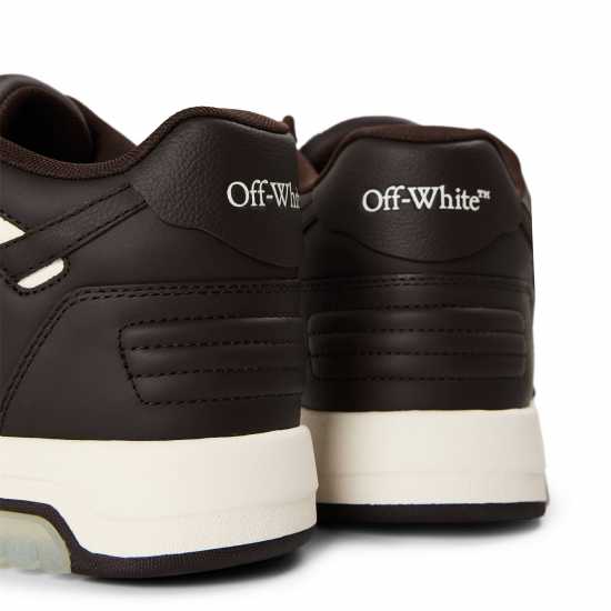 Off White Men's Out Of Office Classic Trainers, Trademark Branding Chocolate Cream 