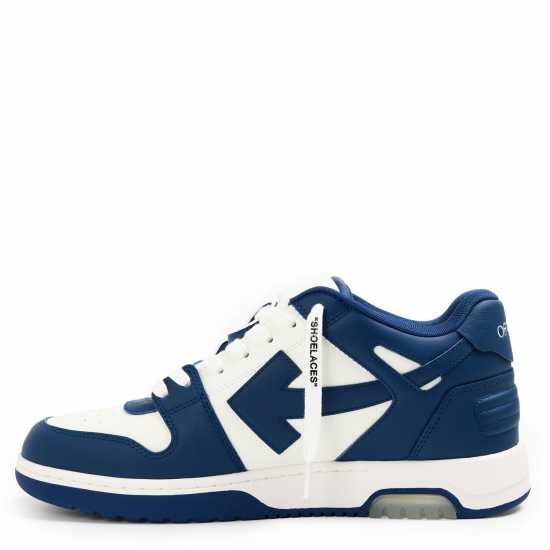 Off White Men's Out Of Office Classic Trainers, Trademark Branding Royal Blue 