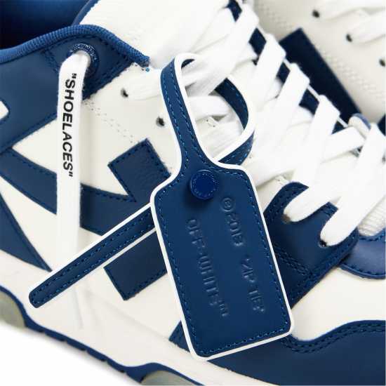 Off White Men's Out Of Office Classic Trainers, Trademark Branding Royal Blue 