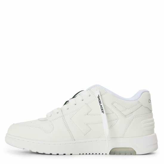 Off White Men's Out Of Office Classic Trainers, Trademark Branding White/Green 