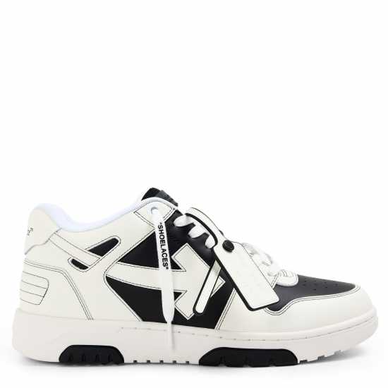 Off White Men's Out Of Office Classic Trainers, Trademark Branding Black/White 