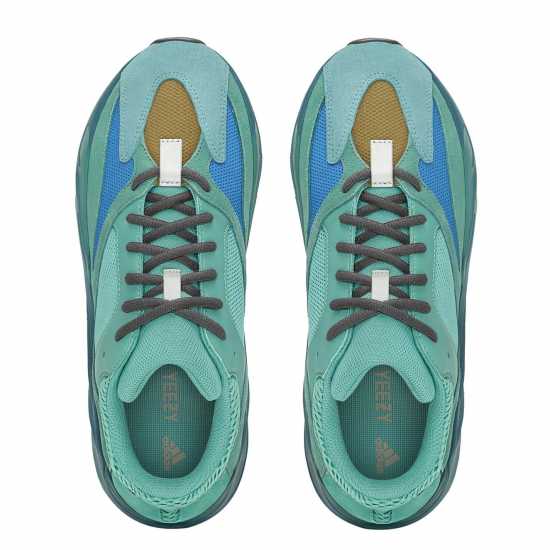 Yeezy Unisex Boost 700 Fade Azure Sneakers With Midsole Cushioning Yeezy Unisex Boost 700 Fade Azure Sneakers With Midsole Cushioning