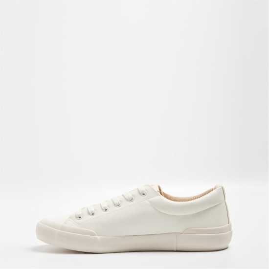 Farah Men's Dallas Vulcanised Low-Top Trainers Бяло 