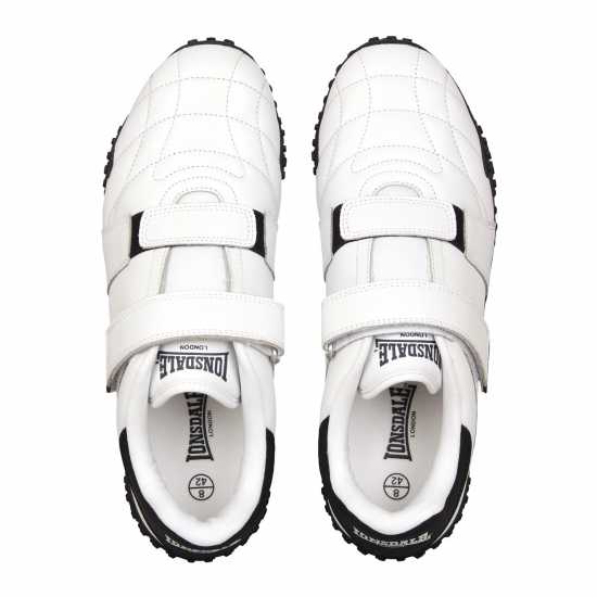 Lonsdale Мъжки Маратонки Fulham Mens Trainers Бяло/Морско синьо Lonsdale Мъжки Маратонки Fulham Mens Trainers Бяло/Морско синьо