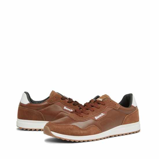 Bench Men's Brooke Low-Top Trainers Кафяво 