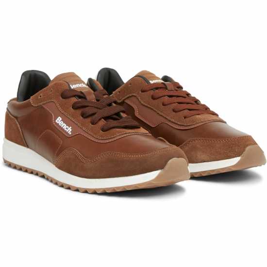 Bench Men's Brooke Low-Top Trainers Кафяво 