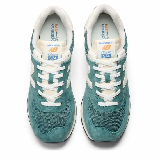 New Balance 574 Зелено/Бяло 